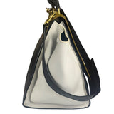 Celine Colorblock Leather/Suede Trapeze Two-Way Bag