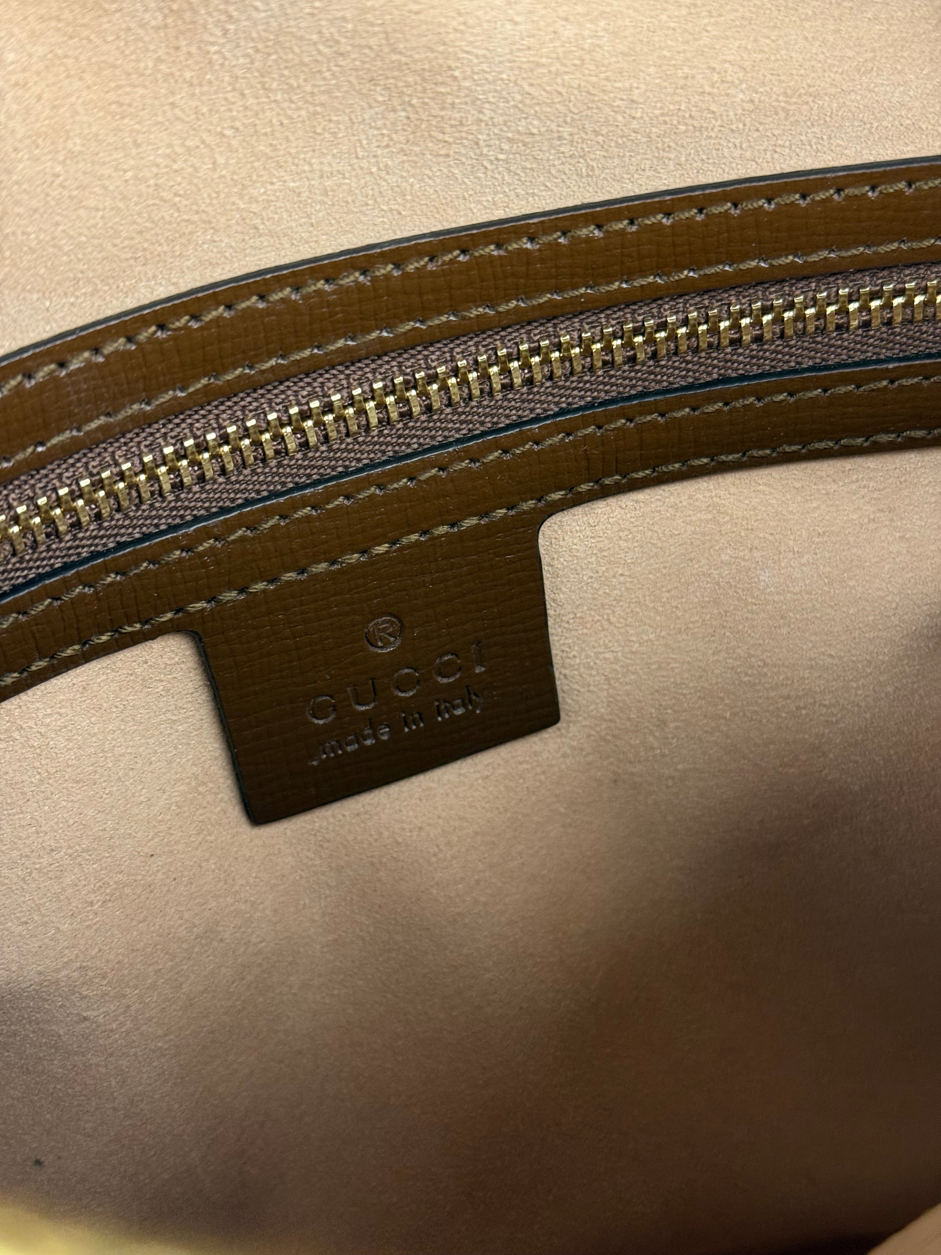 Gucci 1955 Horsebit Camera Bag Brown