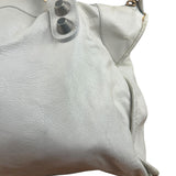 Balenciaga White Leather Giant 21 City Shoulder Bag