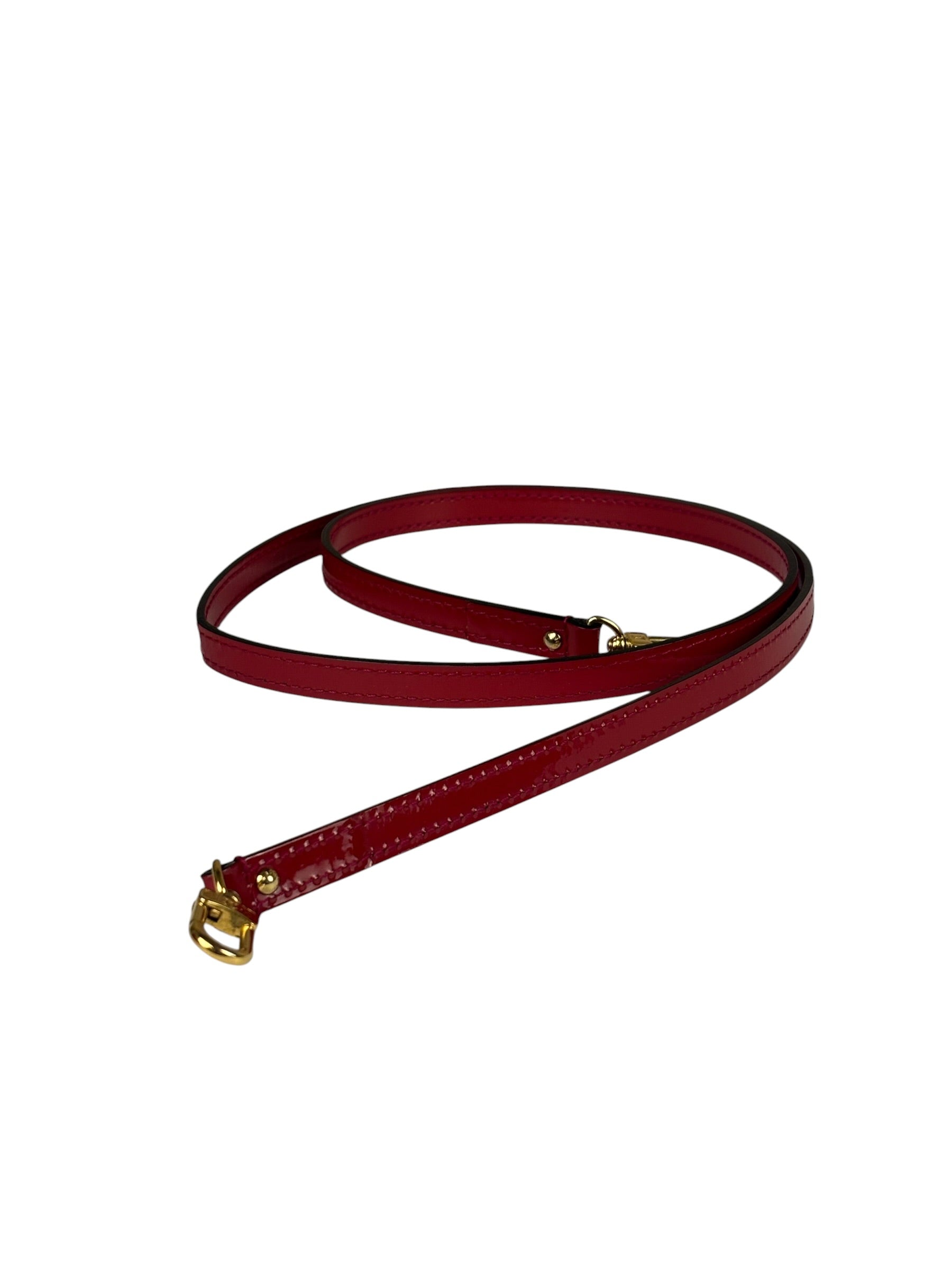 Louis Vuitton Red Vernis Alma BB Handbag