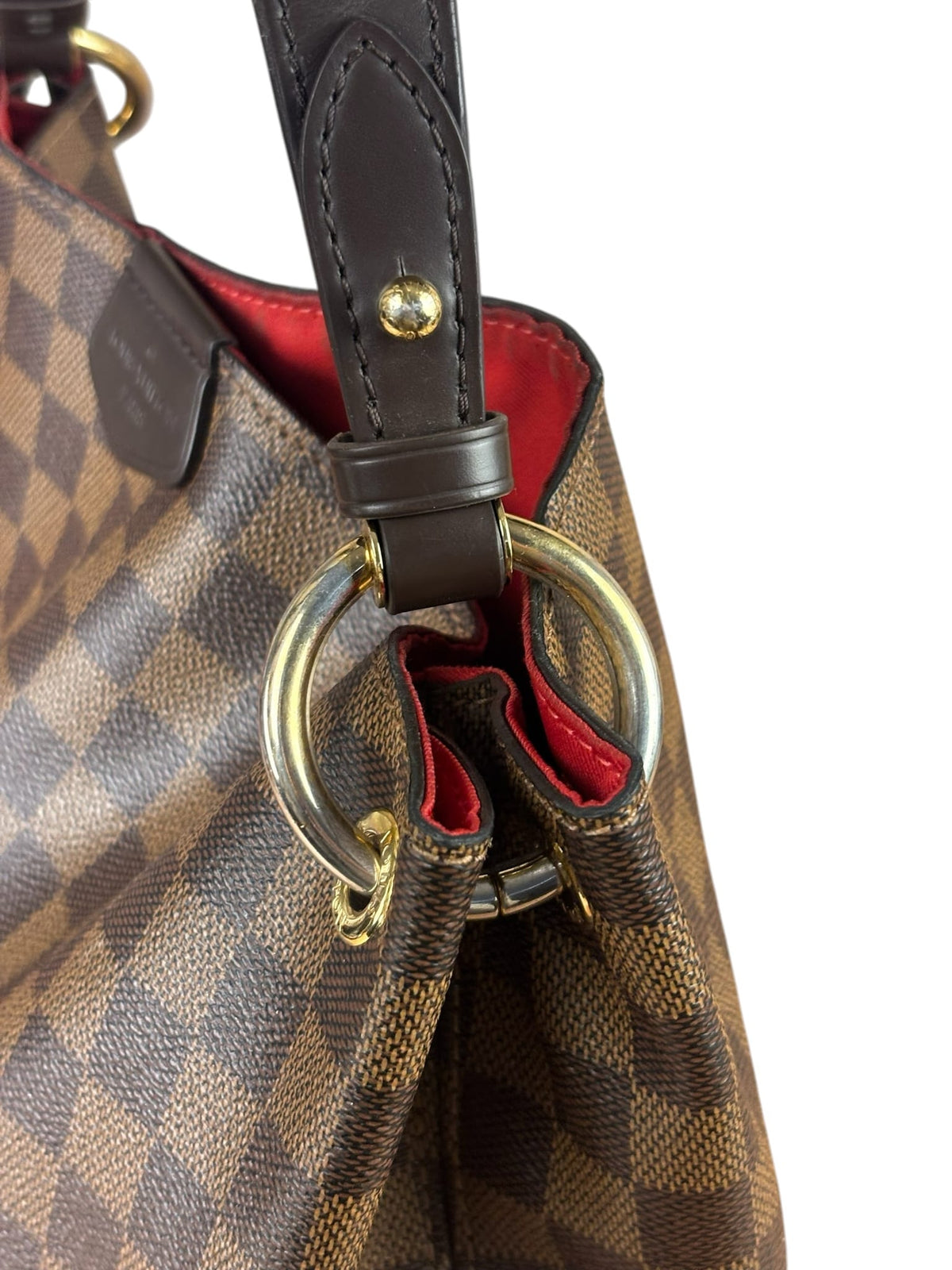 Louis Vuitton Damier Ebene Graceful Hobo Bag PM