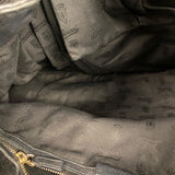 Gucci Vintage Black Leather Sienna Tote