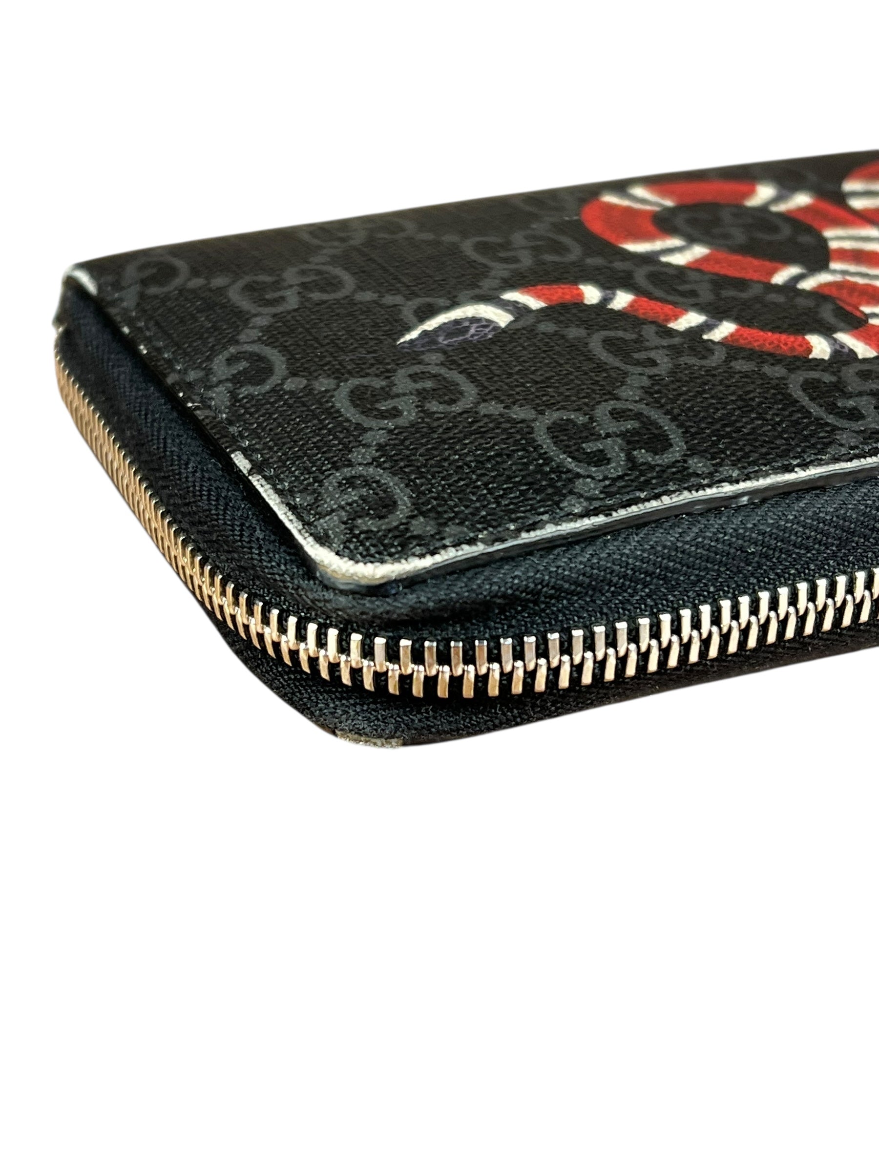 Gucci Kingsnake GG Zippy Wallet