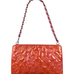 Chanel Orange Patent Lucky Symbols Pochette 2009