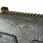 Gucci Gold Metallic Padlock Small Chain Shoulder Bag