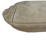 Ferragamo Vintage Beige Suede Hobo Shoulder Bag