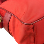 Prada Red Nylon Camera Crossbody Bag