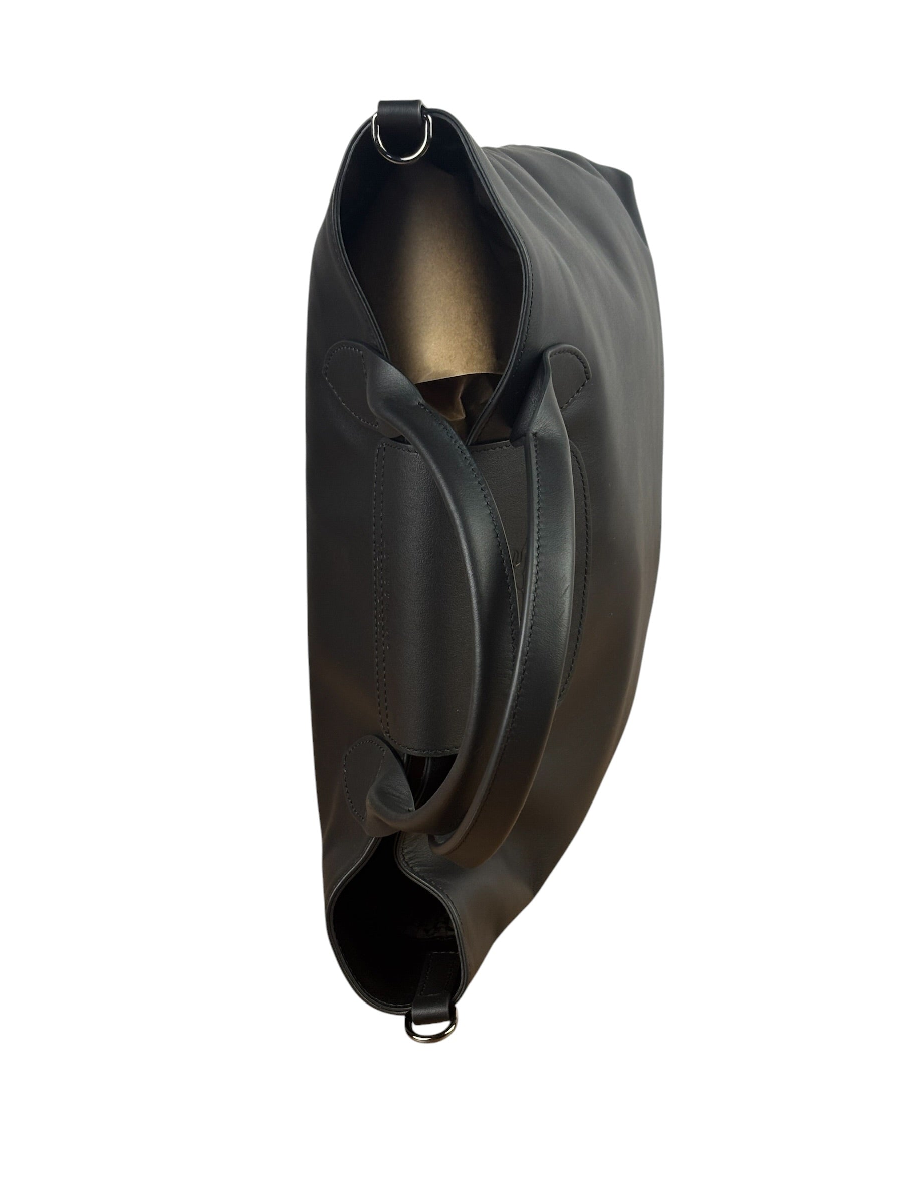 Longchamp Black Leather Le Pliage Xtra Medium Tote