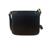 MCM Vintage Black Leather Crossbody Bag