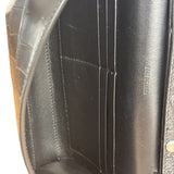 Balenciaga Black Croc Embossed Le City Clutch