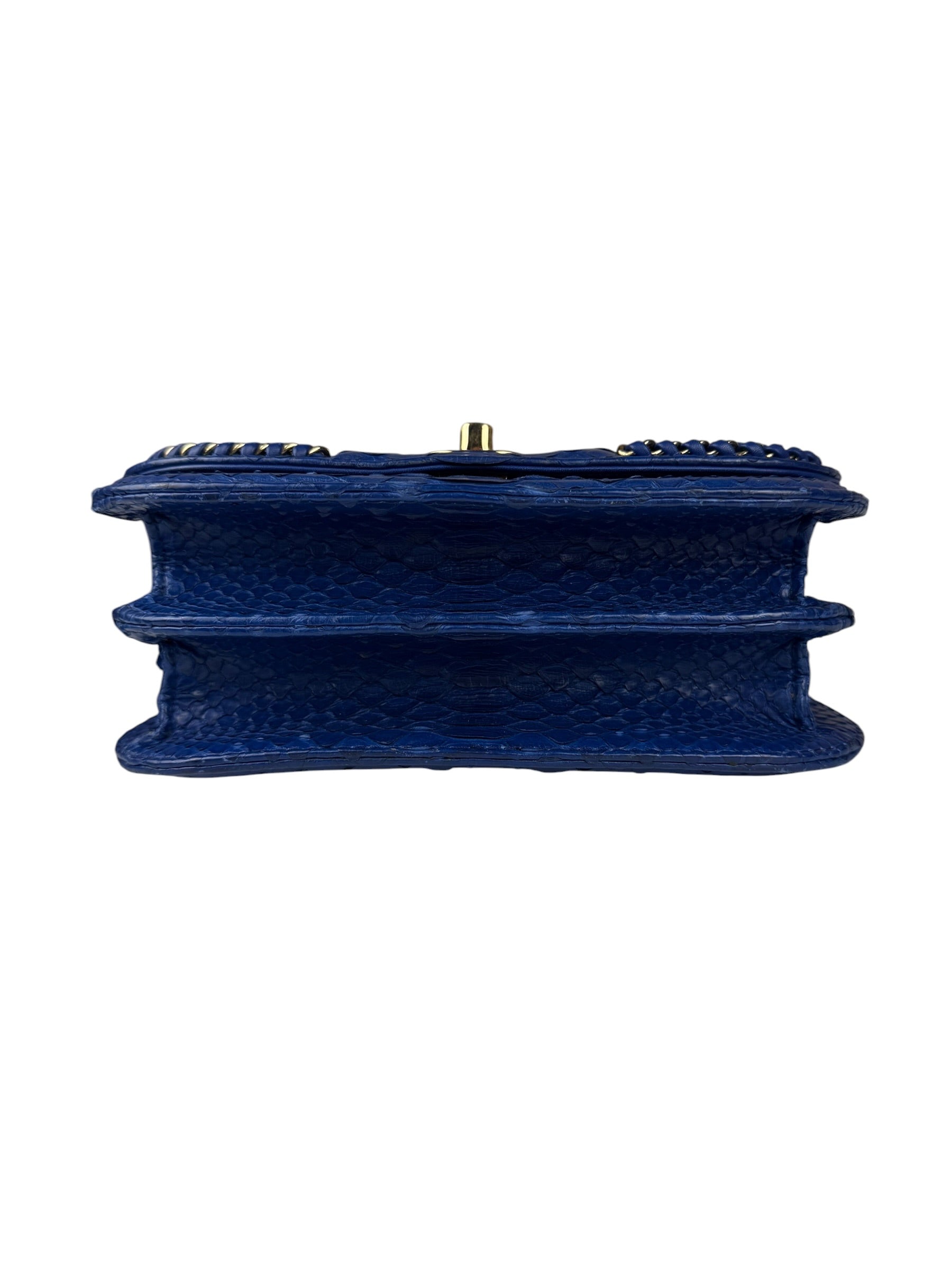 Chanel Braided Chic Python Flap Bag 2017