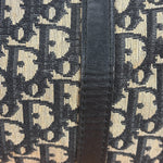 Christian Dior Vintage Navy Trotter Boston Bag