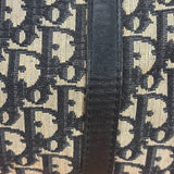 Christian Dior Vintage Navy Trotter Boston Bag