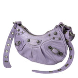 Balenciaga Lilac Calfskin Le Cagole XS Shoulder Bag