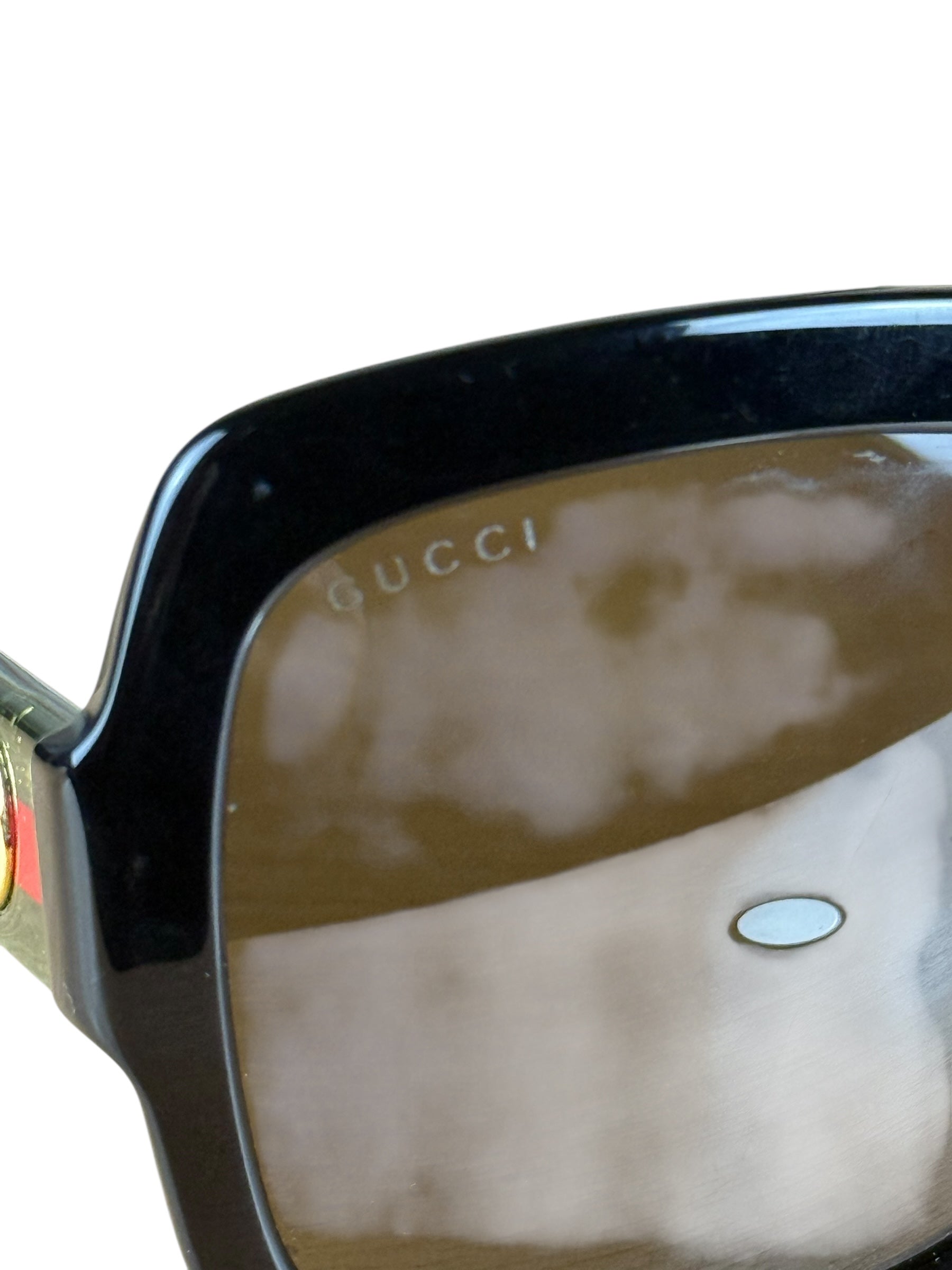 Gucci Large Black Frame Sunglasses