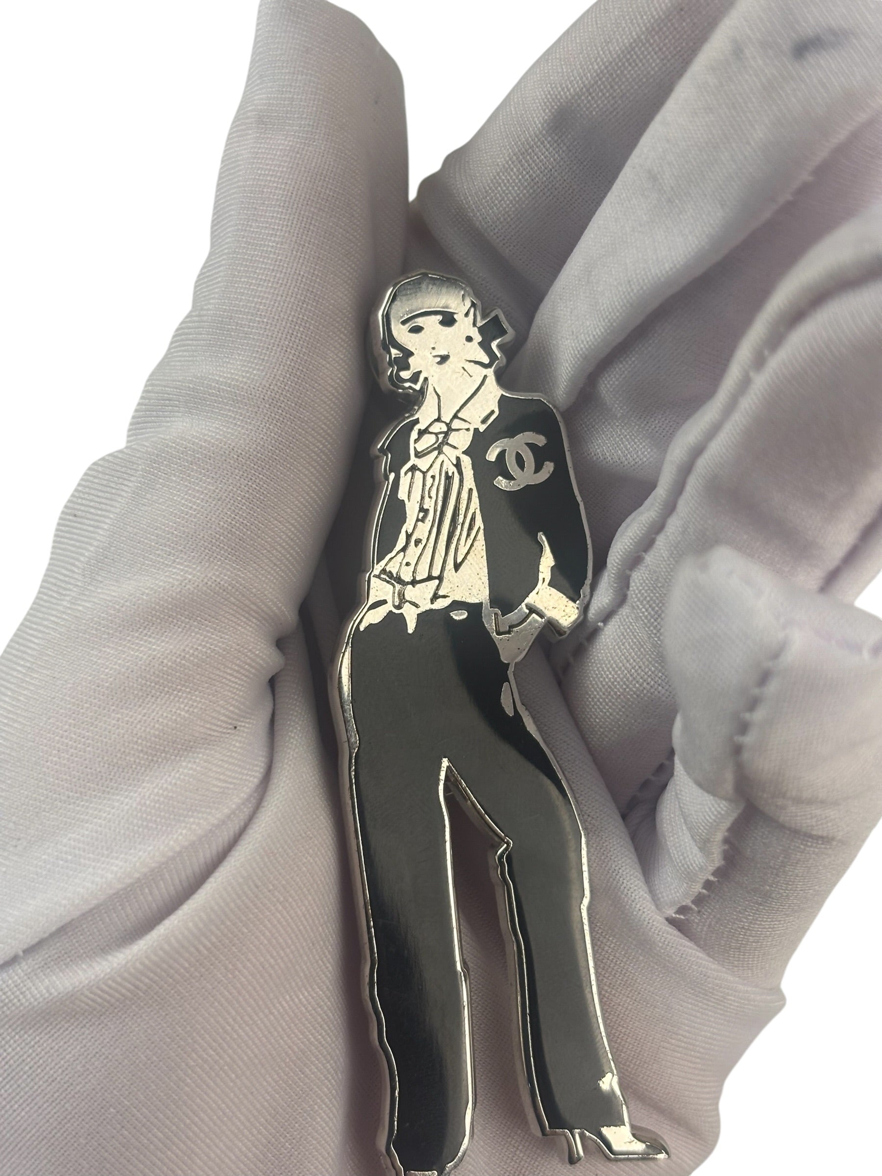 Chanel Vintage Mademoiselle Coco Brooch 2003