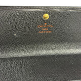 Louis Vuitton Black Epi Leather Long Wallet