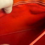 Chanel Chevron Quilted Envelope Clutch
