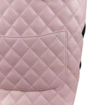 Chanel Black/Pink Cambon Quilted Leather Tote Bag 2004