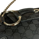 Gucci Black Tom Ford Horsebit Shoulder Bag