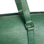 Louis Vuitton Green Epi Soufflot Handbag