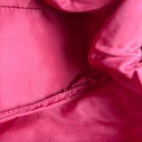 Prada Red Nylon Cosmetic Clutch