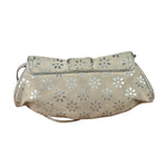 Celine Grey/Silver Suede/Leather Daisy Pochette