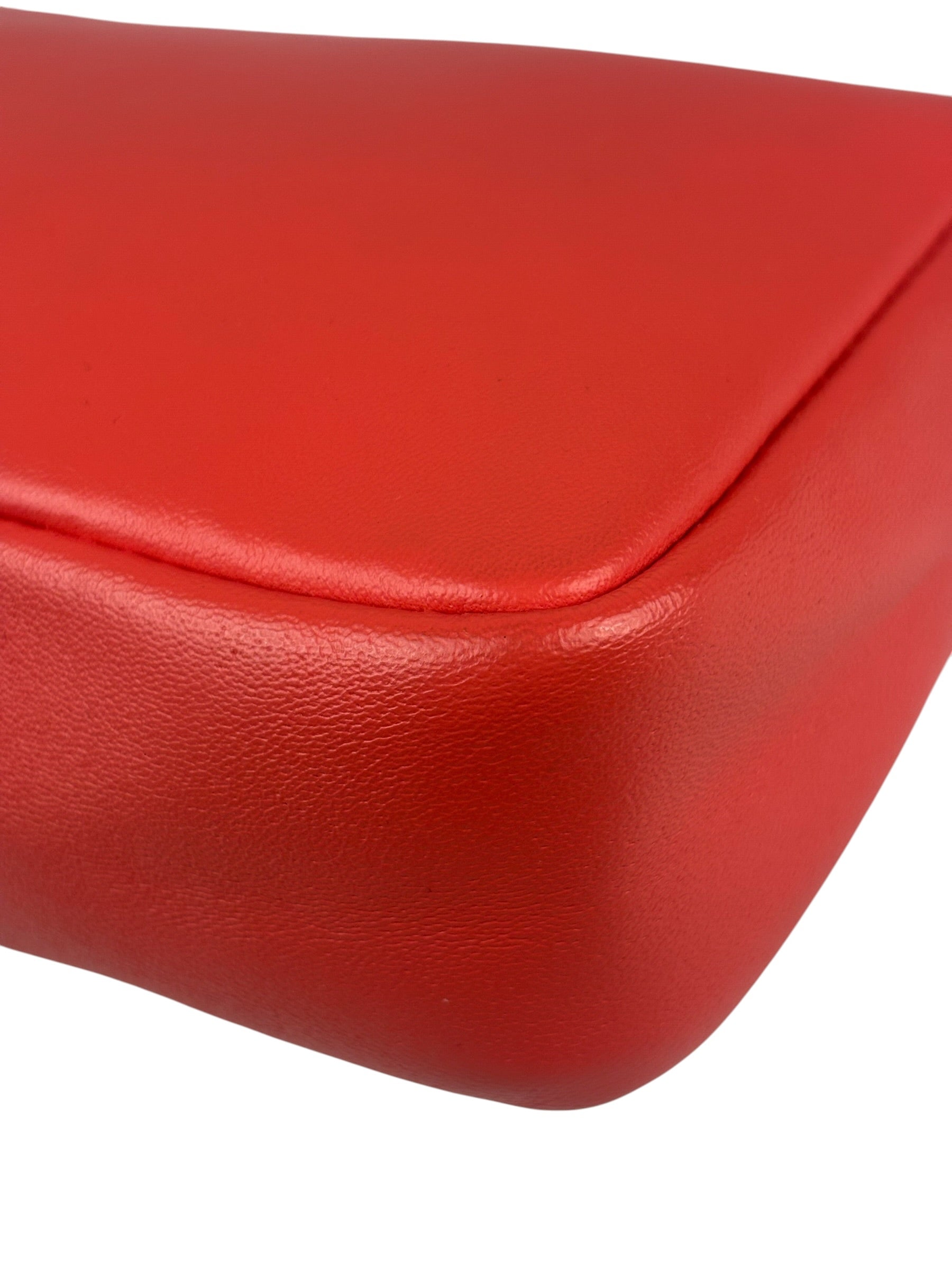 Fendi Coral Pink Leather Mini Baguette