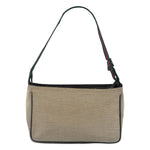 Gucci Vintage Beige Canvas Mini Pochette Handbag