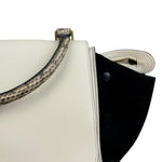 Celine Trapeze Leather 2Way Python Handle Handbag