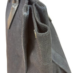 Yves Saint Laurent Black Rive Gauche Canvas Tote