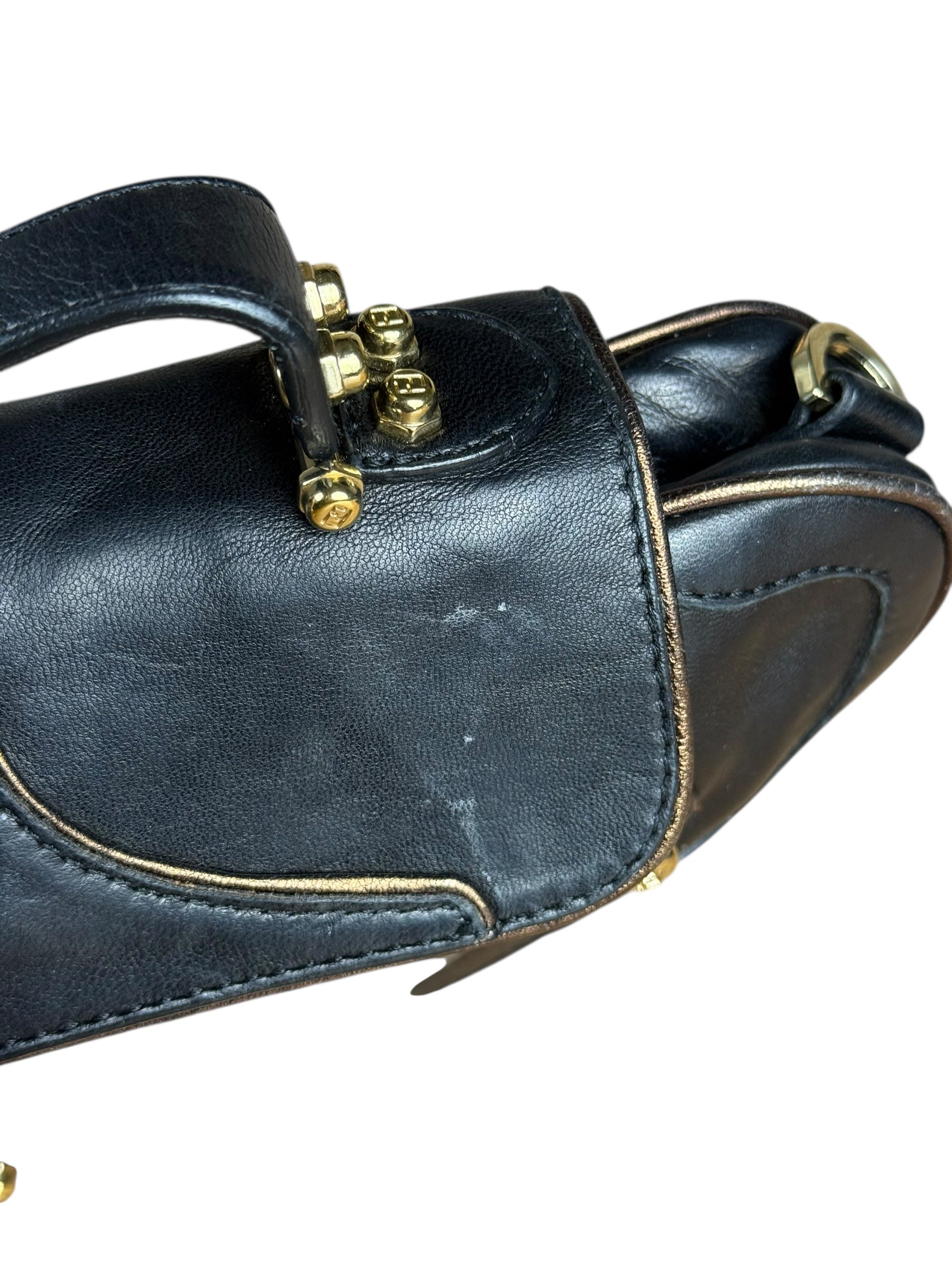 Fendi Zucca Vanity Mirror Shoulder Bag