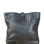 Bottega Veneta Black Intrecciato weave Shoulder bag