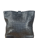 Bottega Veneta Black Intrecciato weave Shoulder bag