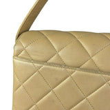 Chanel M Beige Lambskin Envelope Flap 1997