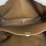 Balenciaga Rodeo Handbag Suede/Fleece Brown