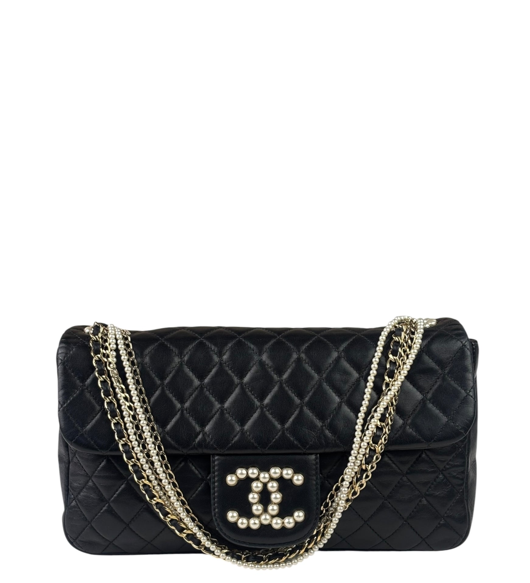 Chanel Black Quilted Lambskin Westminster Flap Bag 2012