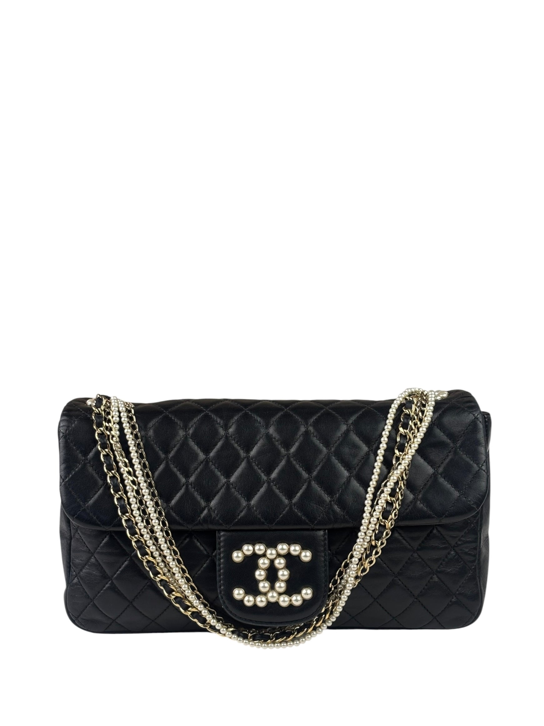 Chanel Black Quilted Lambskin Westminster Flap Bag 2012