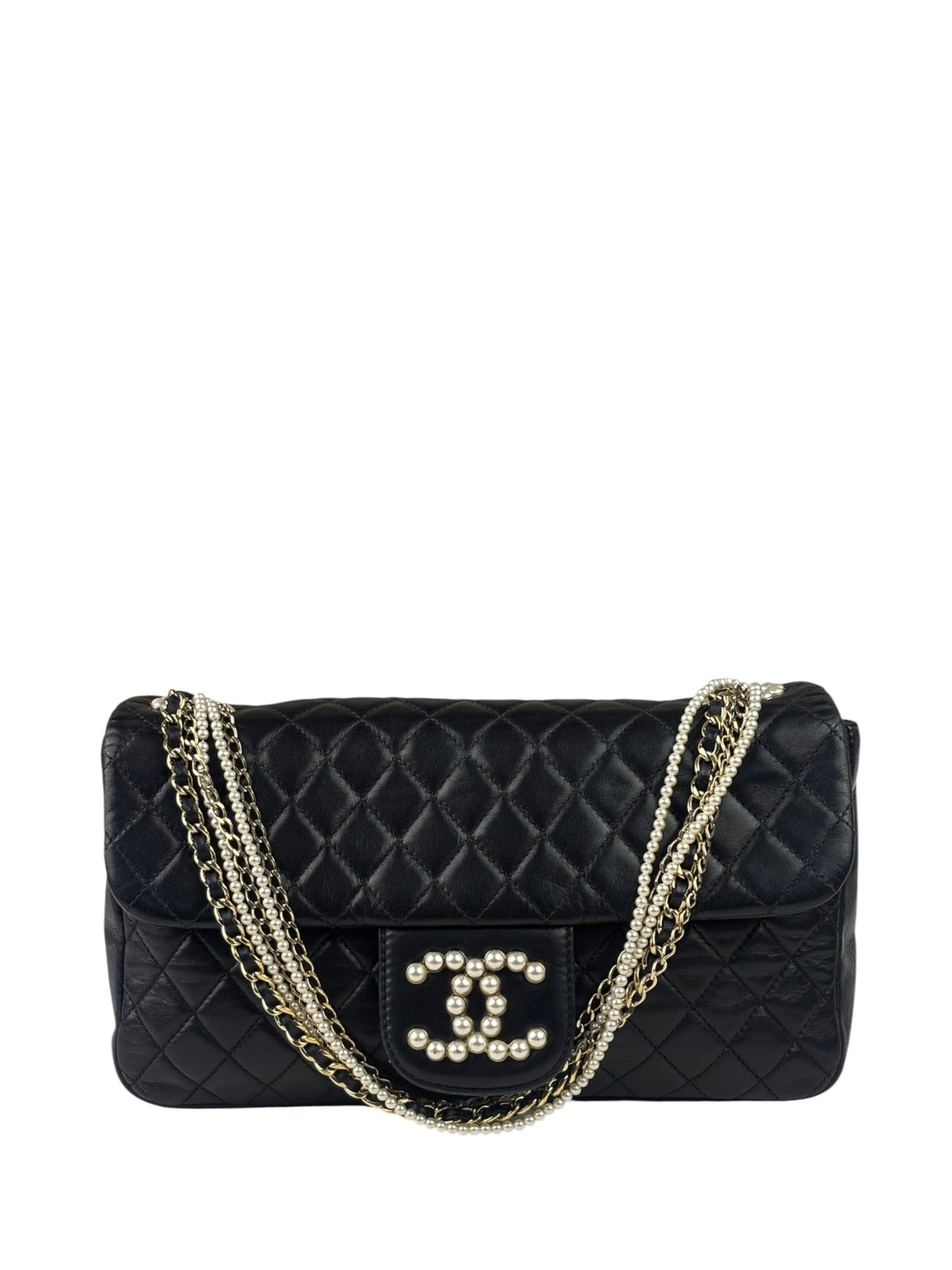 Chanel Black Quilted Lambskin Westminster Flap Bag 2012