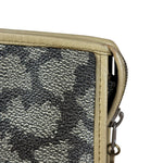 Yves Saint Lauren Vintage Gray Giraffe Printed Leather Clutch