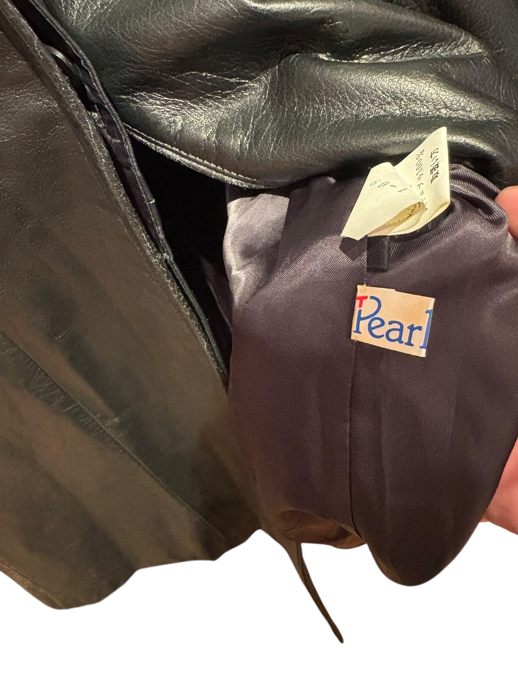 Pearltone Vintage Black Long Coat