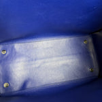 Christian Dior Python Trimmed Blue Addict Tote