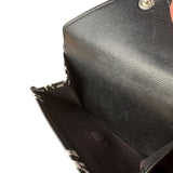 Balenciaga Black Papier Graffiti Trifold Wallet