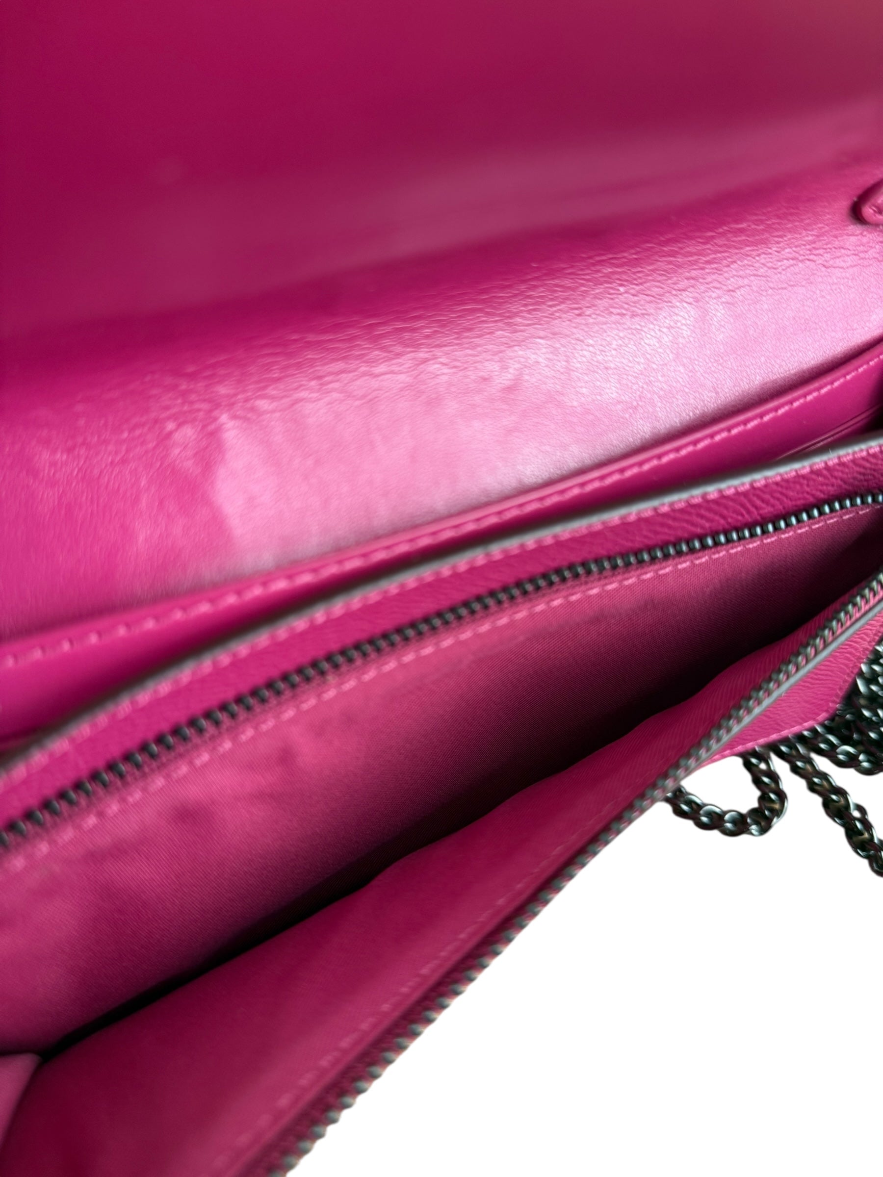 Coach Pink Hayden Foldover Crossbody Chain Bag