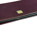 Christian Dior Vintage Canvas Maroon Long Wallet