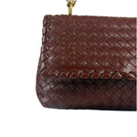 Bottega Veneta Vintage Burgundy Olimpia Shoulder Bag