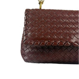 Bottega Veneta Vintage Burgundy Olimpia Shoulder Bag
