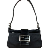Fendi Mini Baguette Neoprene Black