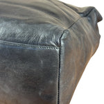 Prada Vintage Black Leather Tote Bag