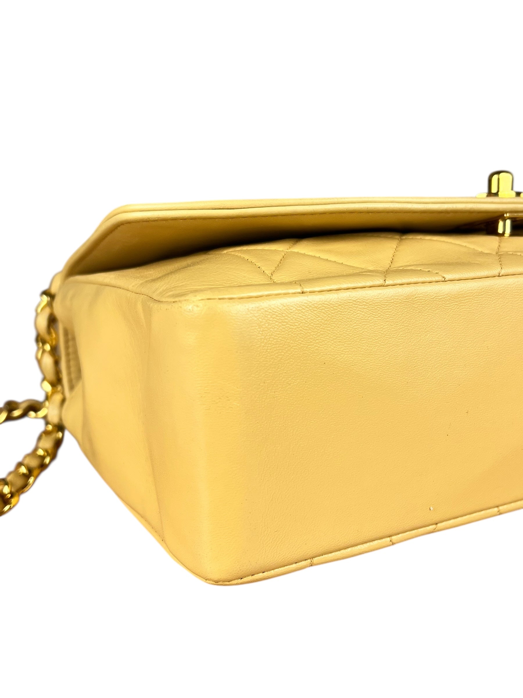 Chanel Beige CC Leather Diana Flap Bag '92